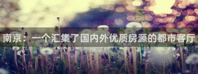 摩登5施7O667：南京：一个汇集了国内外优质房源的都市客厅