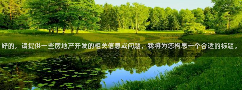 摩登7登录摇333OO：好的，请提供一些房地产开发的相关信息