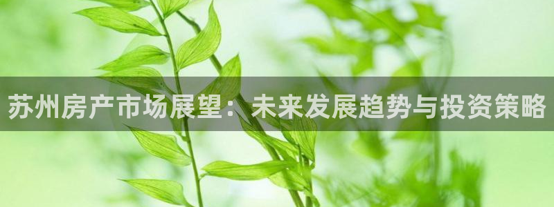 摩登7地3299O7：苏州房产市场展望：未来发展趋势与投资策